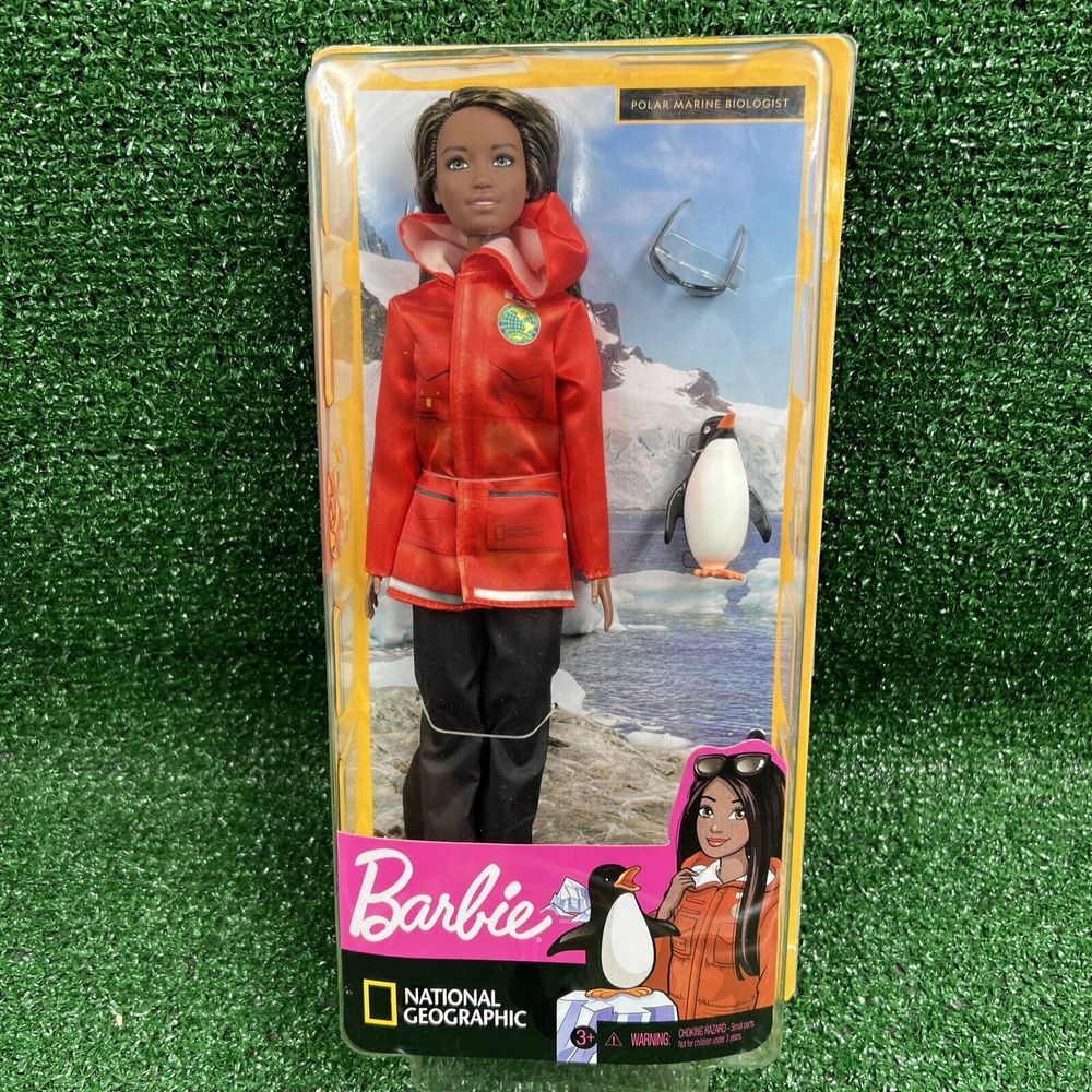 Barbie National Geographic Polar Marine Biologist New Slight Opening In Box